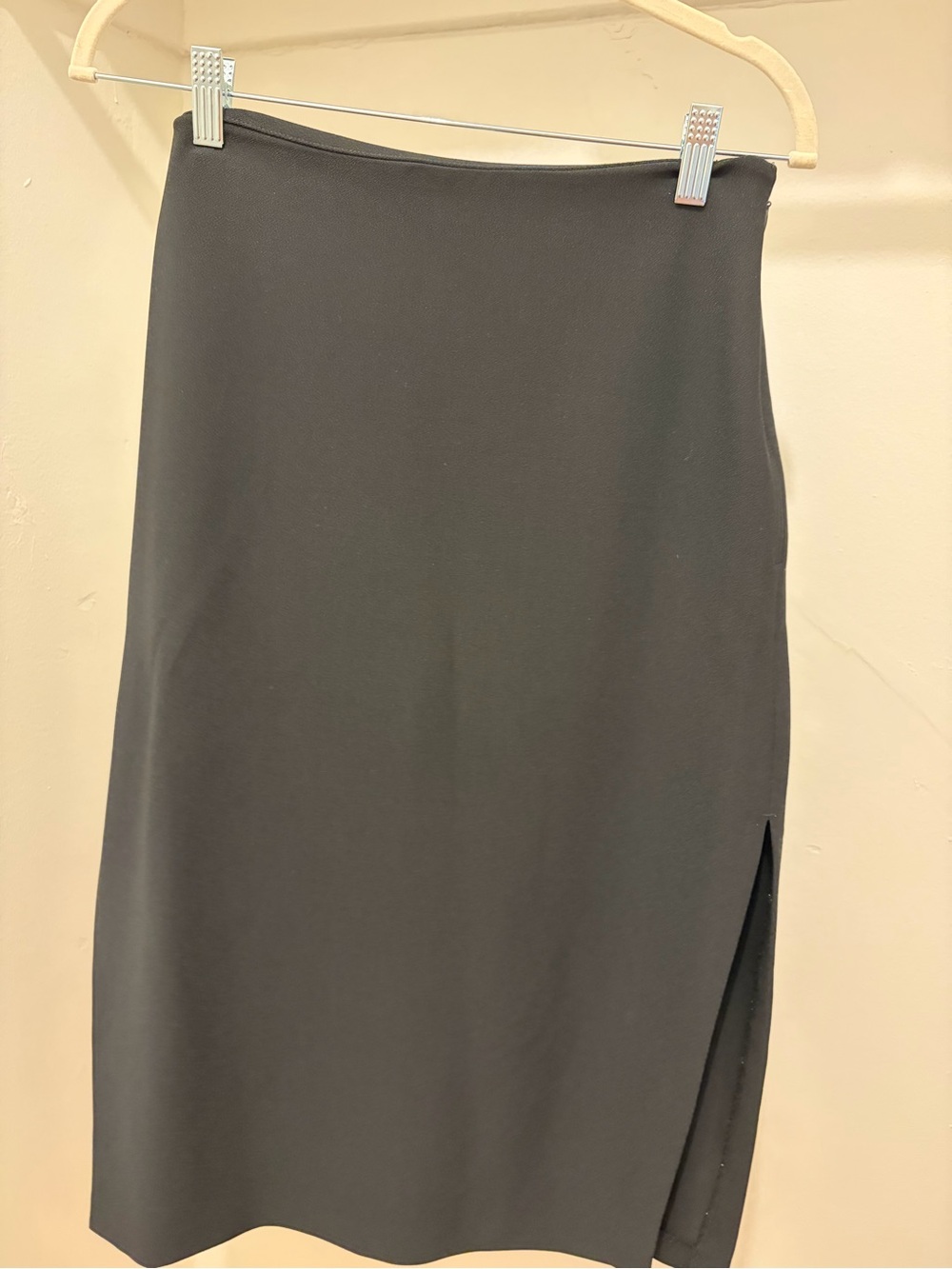 Abercrombie & Fitch Black Pencil Skirt with Side Slit